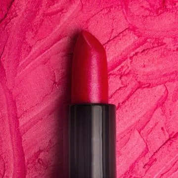 Red lipstick texture background Stock Photos