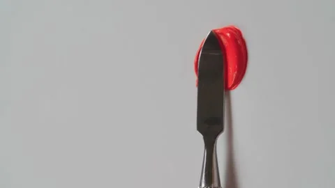 Red Lipstick Texture Stock Footage 237022500