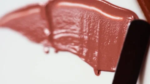 Red Lipstick Texture Stock Footage 242073421