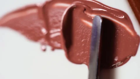 Red Lipstick Texture Stock Footage 242073481