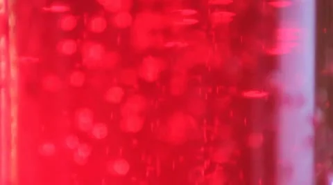 Red liquid and bubbles background 動画素材 11883286
