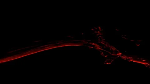 Red Liquid In And Out Of Focus - 12 Stock Footage 70000329