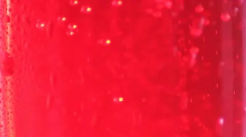 Red liquid bubbles and water drops background 3 Stock Footage 11882956