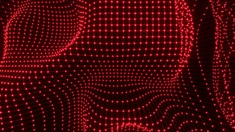 Red Liquid Changing Grid Background VJ Loop in 4K Stock Footage 316899506