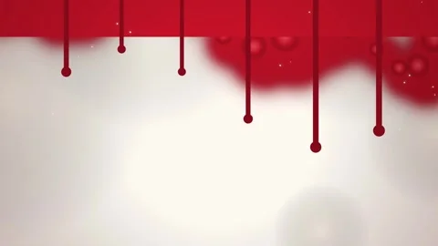 Red Liquid Dripping Abstract Background with Bubbles and Particles Stock Footage 346659511