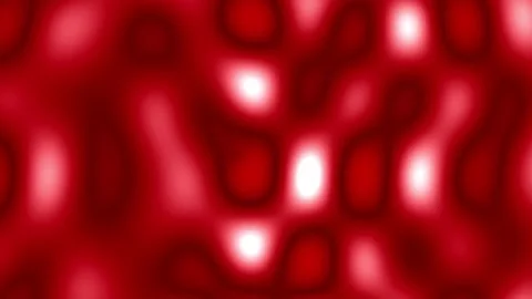 Red liquid flows and changes in an abstract pattern, showing movement Video stock 326638522