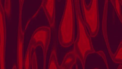 Red liquid flows in a swirling, glossy motion Видео 340412296