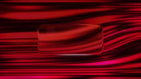 Red Liquid Glass Flowing Waves Background Animation for Futuristic Ui Stock Footage 311717151