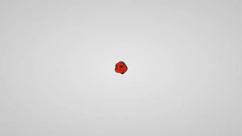 Red liquid spreads evenly over the white floor. Stock Footage 122533446