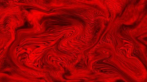Red liquid texture effect, oil paint, copy space, 3D rendering, design Stock Illustration
