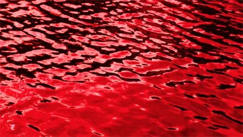 Red  liquid  waves Stock Illustration