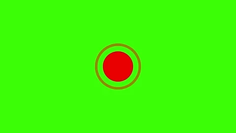 Red Live Stream footage with Play Button and Signal Bars. A simple yet effe.. Stock Footage 309845486