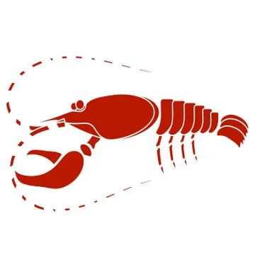 Red Lobster Stock Illustration