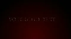 Red Logo Reveal Stock After Effects