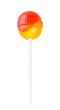 Red lollipop Stock Photos