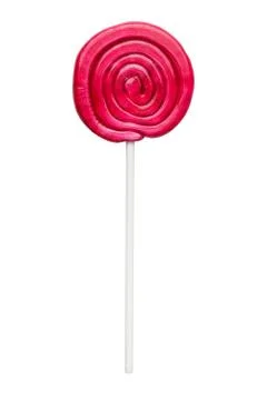 Red lollipop Stock Photos