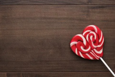 Red lollipop Stock Photos