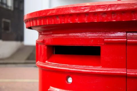 Red london postbox Stock Photos