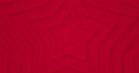 Red looped 3d abstract background with moving stars. Stock Footage 144465155