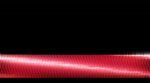 Red looping lower third XM3281R with alpha Stock Footage 441788