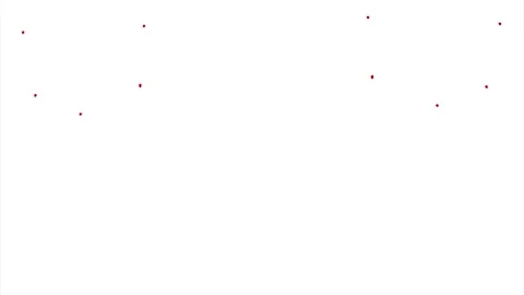 Red Love bubbles blows up Stock Footage 263158370