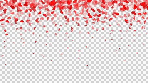 Red love fall  Stock Illustration