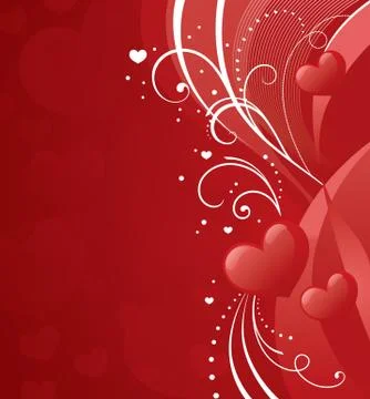 Red for love Stock Illustration