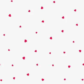The red love Seamless pattern with hearts Stock Illustration