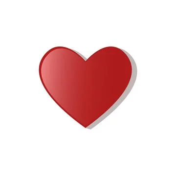 Red love sign background design Stock Illustration