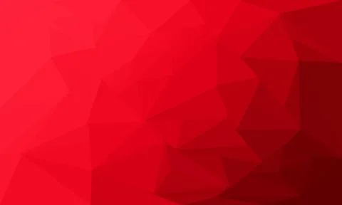 Red low poly abstract background full of triangles Stock Illustration