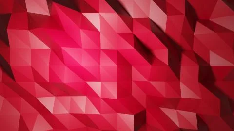 Red low poly abstract background Stock Illustration