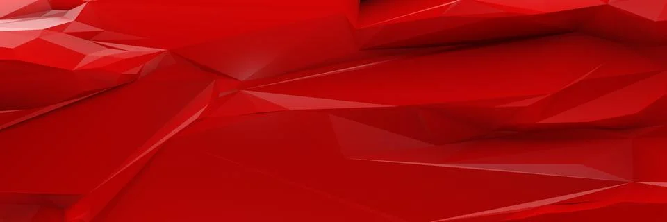 Red low poly background banner イラスト素材