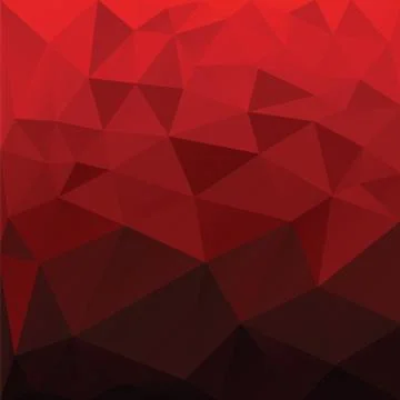 Red low poly background Illustrazione stock