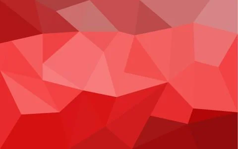 Red low poly background Stock Illustration