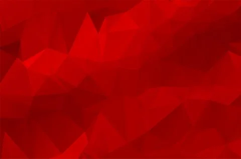 Red Low poly crystal background. Polygon design pattern. environment green Low p Stockillustratie