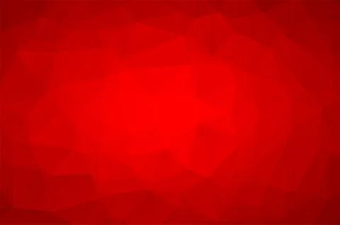 Red Low poly crystal background. Polygon design pattern. environment green Low p Stock Illustration