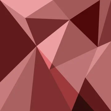 Red low poly design element background Stock Illustration