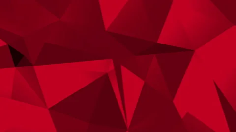 Red low poly geometric pattern Stock Footage 167967100