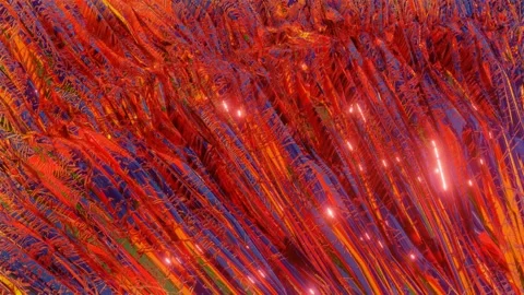 Red low poly surface is deformed. looped animated background. abstract animation Stock Footage 153813966