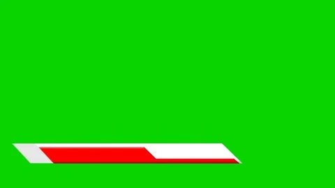 Red Lower Third Stock Footage 113494477