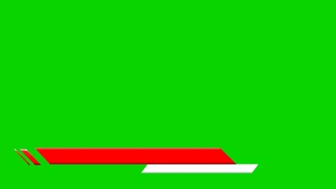 Red Lower Third Stock Footage 113494478