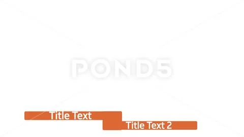 Red lower third two text options PSD-Vorlage