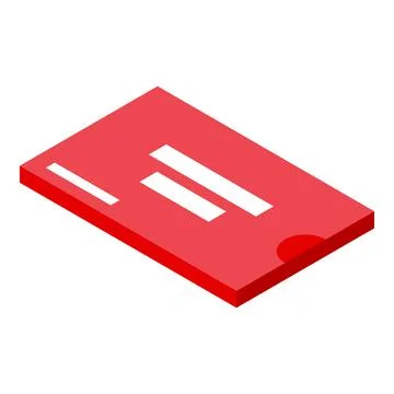 Red loyalty card representing customer reward program Stock-Illustration