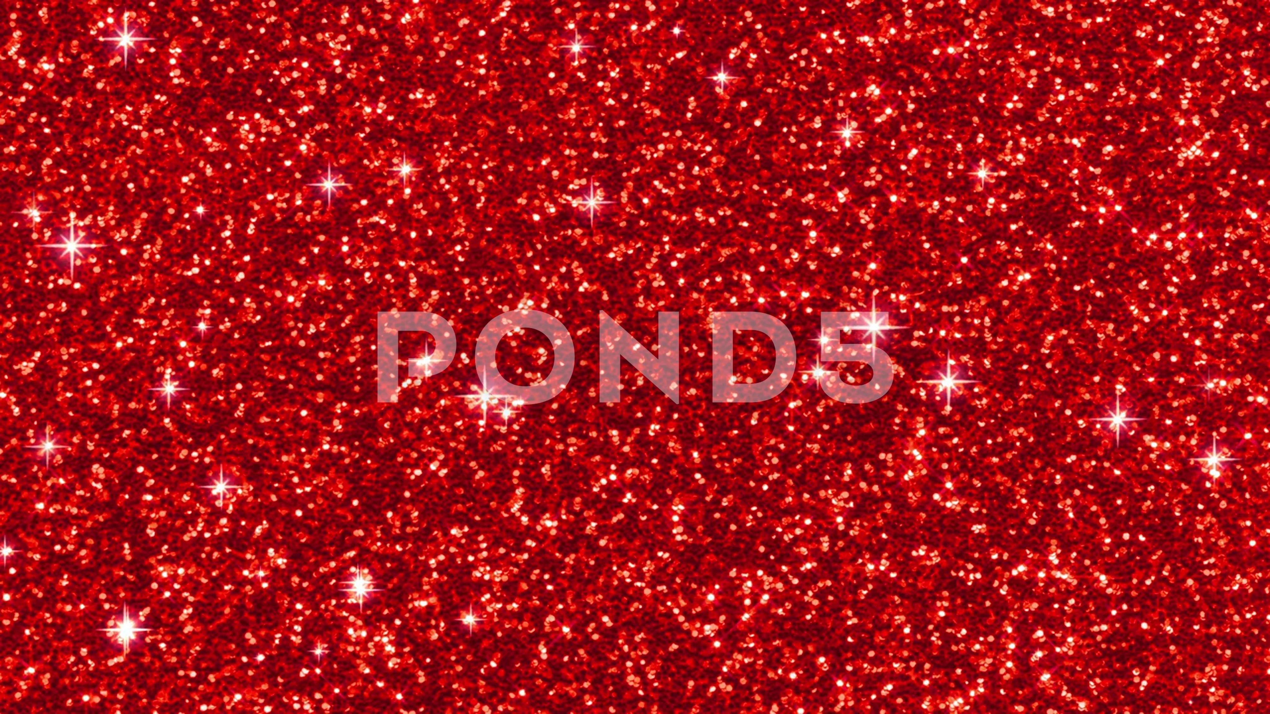 background texture red glitter bright shiny sparkling Stock Photo