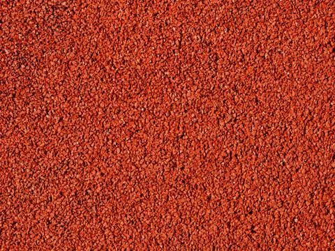 Red macadam floor Stock Photos