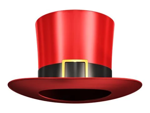 Red magic hat Stock Illustration