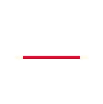 Red magic wand creating illusion and fantasy icon Stock Illustration