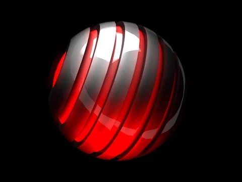 Red Magnetic Orb  Stock-Footage 40574743
