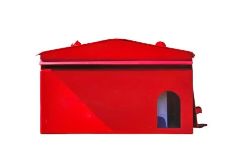 Red mail box, isolate Stock Photos