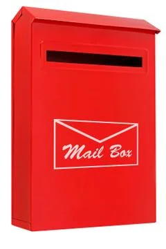Red Mail Box Stock Photos